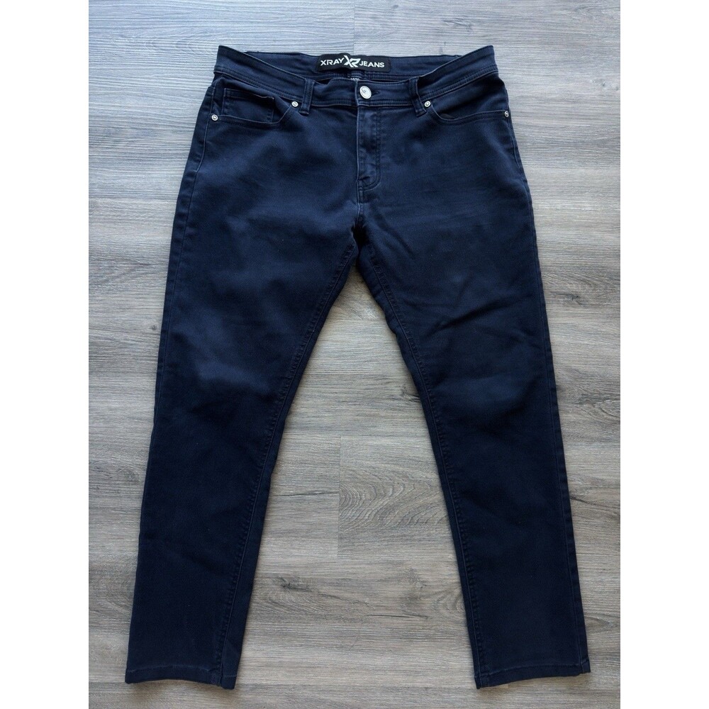 XRAY Mens Denim Jeans Size 30 × 30 Navy Blue Regular Fit Stretch